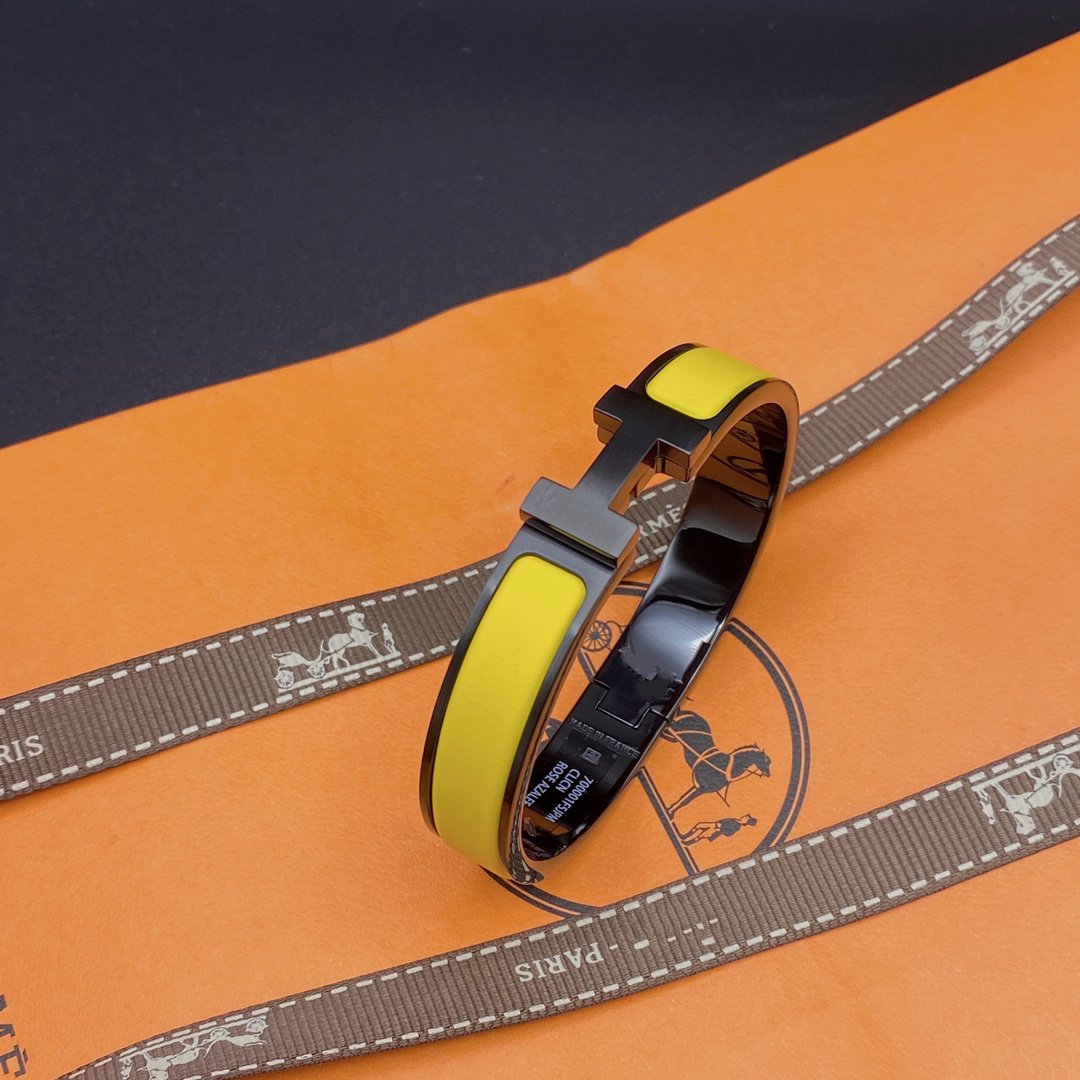 [Mystic]CLIC HM SO BLACK YELLOW BRACELET