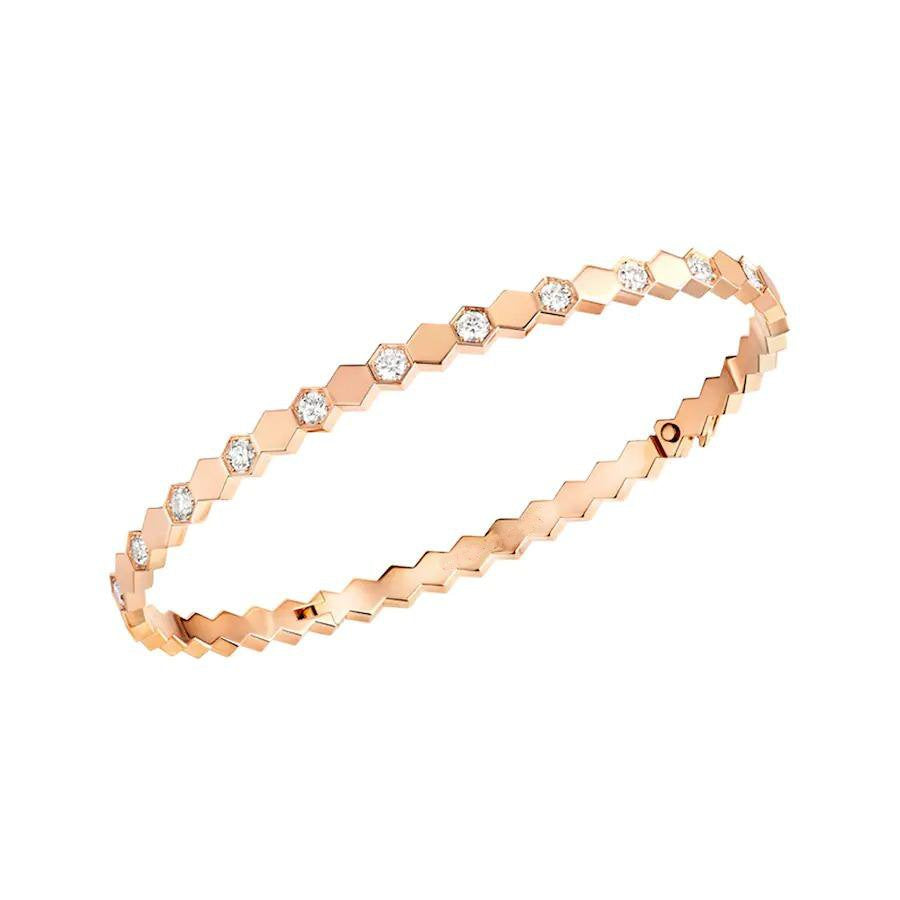 [Demi jewelry]BEE LOVE PINK GOLD DIAMOND BRACELET