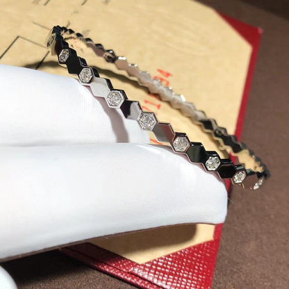 [Mystic]BEE LOVE SILVER DIAMOND BRACELET