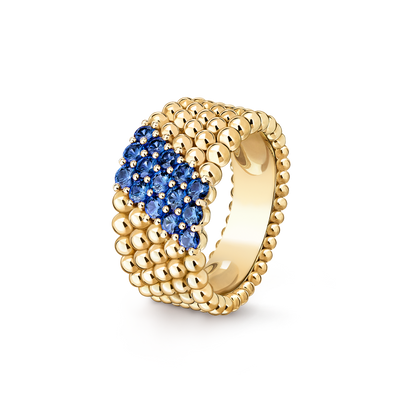 [Mysitc ]  PERLEE DIAMOND RING ,5-ROW DIAMOND-SET DESIGN
