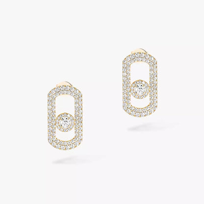 [Mystic ]So Move Pave_-Set Diamond Earrings in Silver