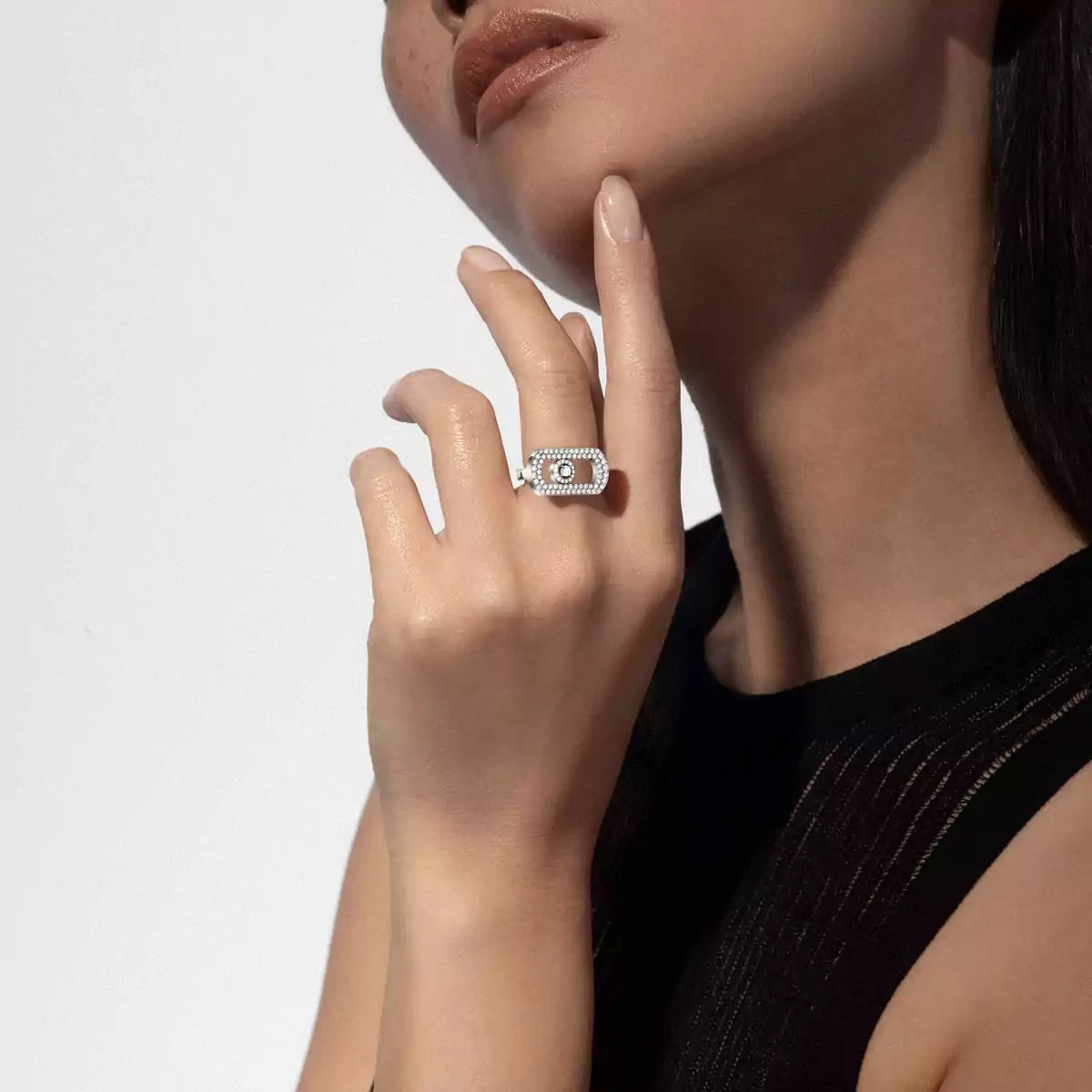 [Mystic ]So Move Pave_-Set Diamond Ring