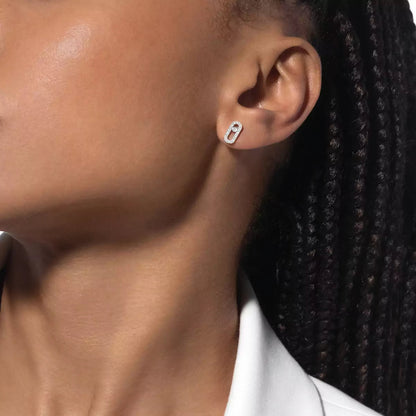 [Mystic ]Move Uno Diamond Earrings
