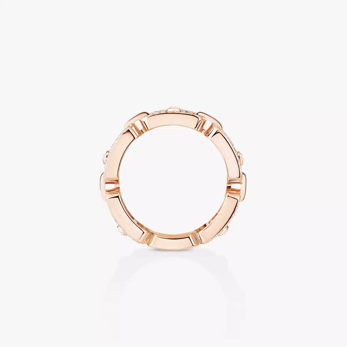 [Mystic ]Move Link Pave_-Set Diamond Ring in Gold