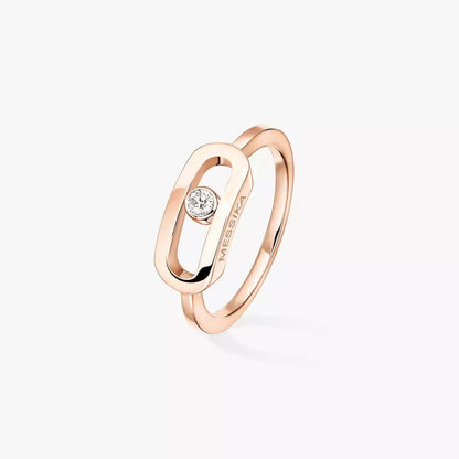 [Mystic ]Move Uno Diamond Ring in Gold