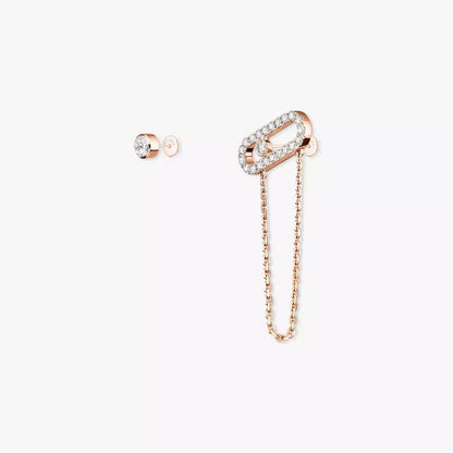 [Mystic ]Move Uno Diamond Earrings