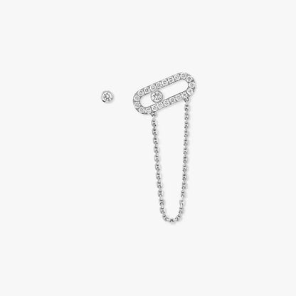[Mystic ]Move Uno Diamond Earrings