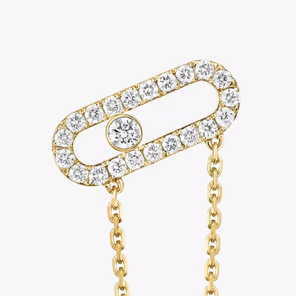 [Mystic ]Move Uno Diamond Earrings