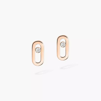 [Mystic ]Move Uno Diamond Stud Earrings