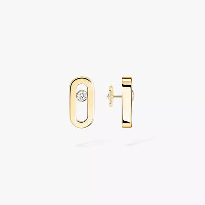 [Mystic ]Move Uno Diamond Stud Earrings