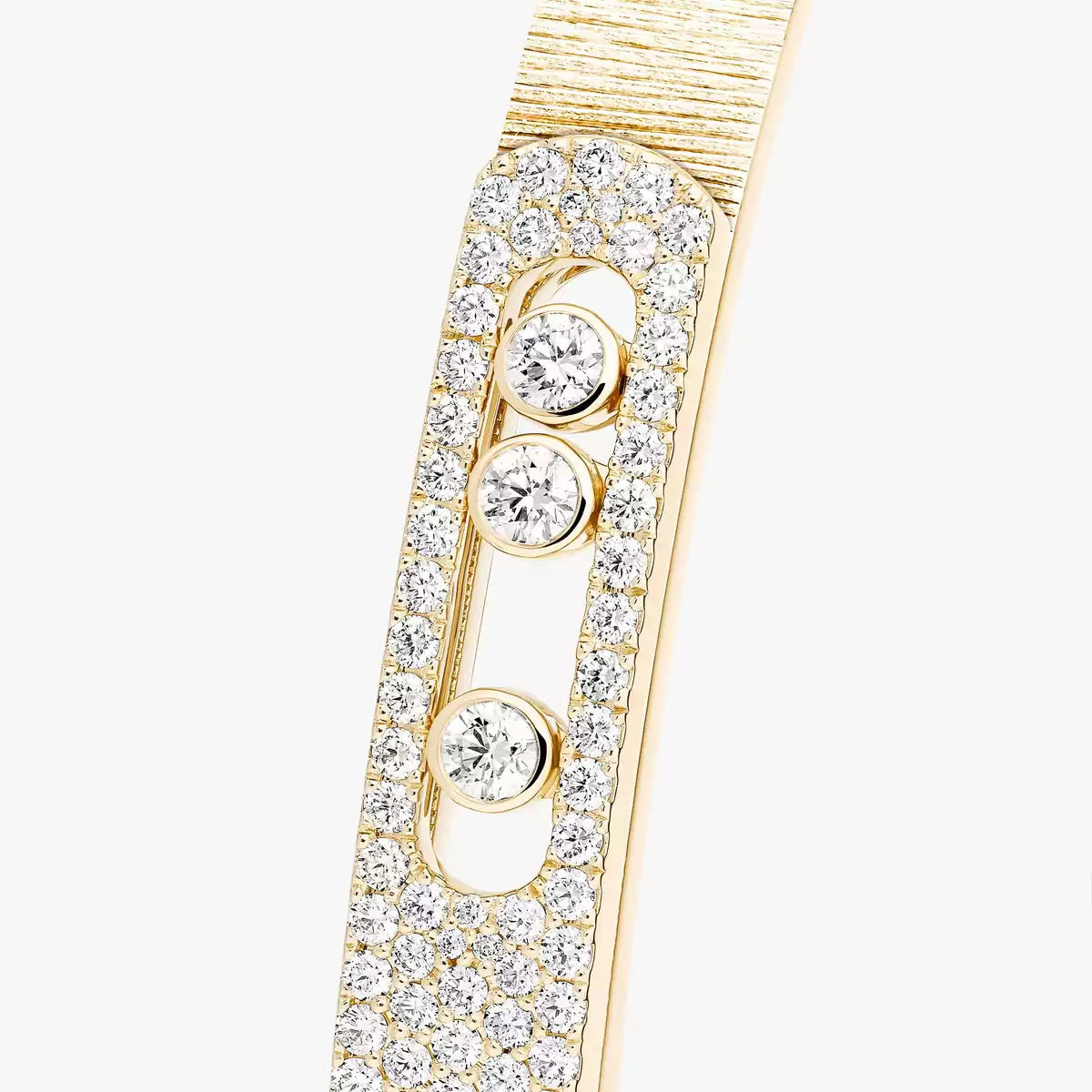 [Mystic ]Move Noa Ciselé half pavé bangle