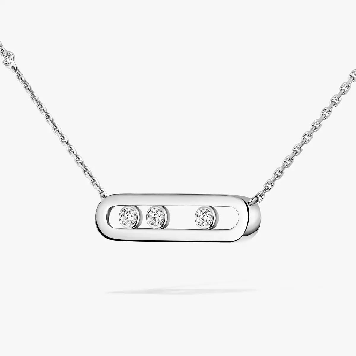 [Mystic ] Baby Move Gold Diamond Necklace