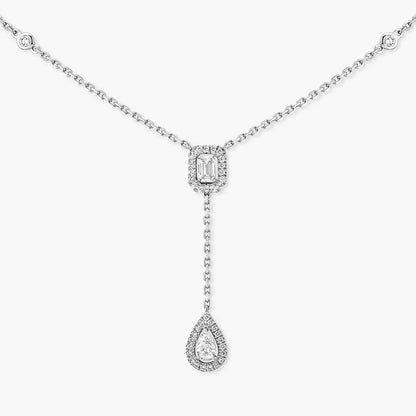 [Mystic ]Gold Diamond Tie Necklace