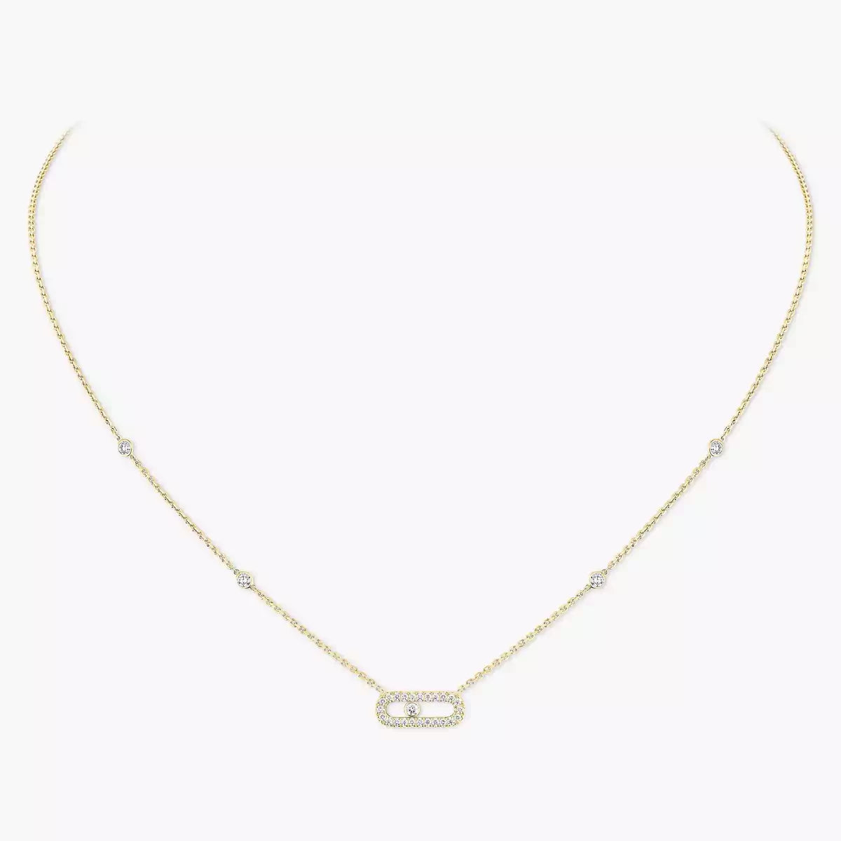 [Mystic ]Diamond Necklace Move Uno