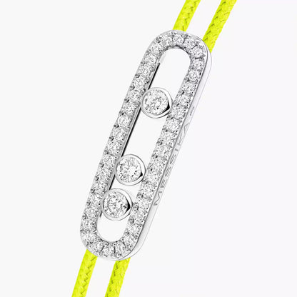 [Mystic ]MK Care(s) pink cord pavé bracelet