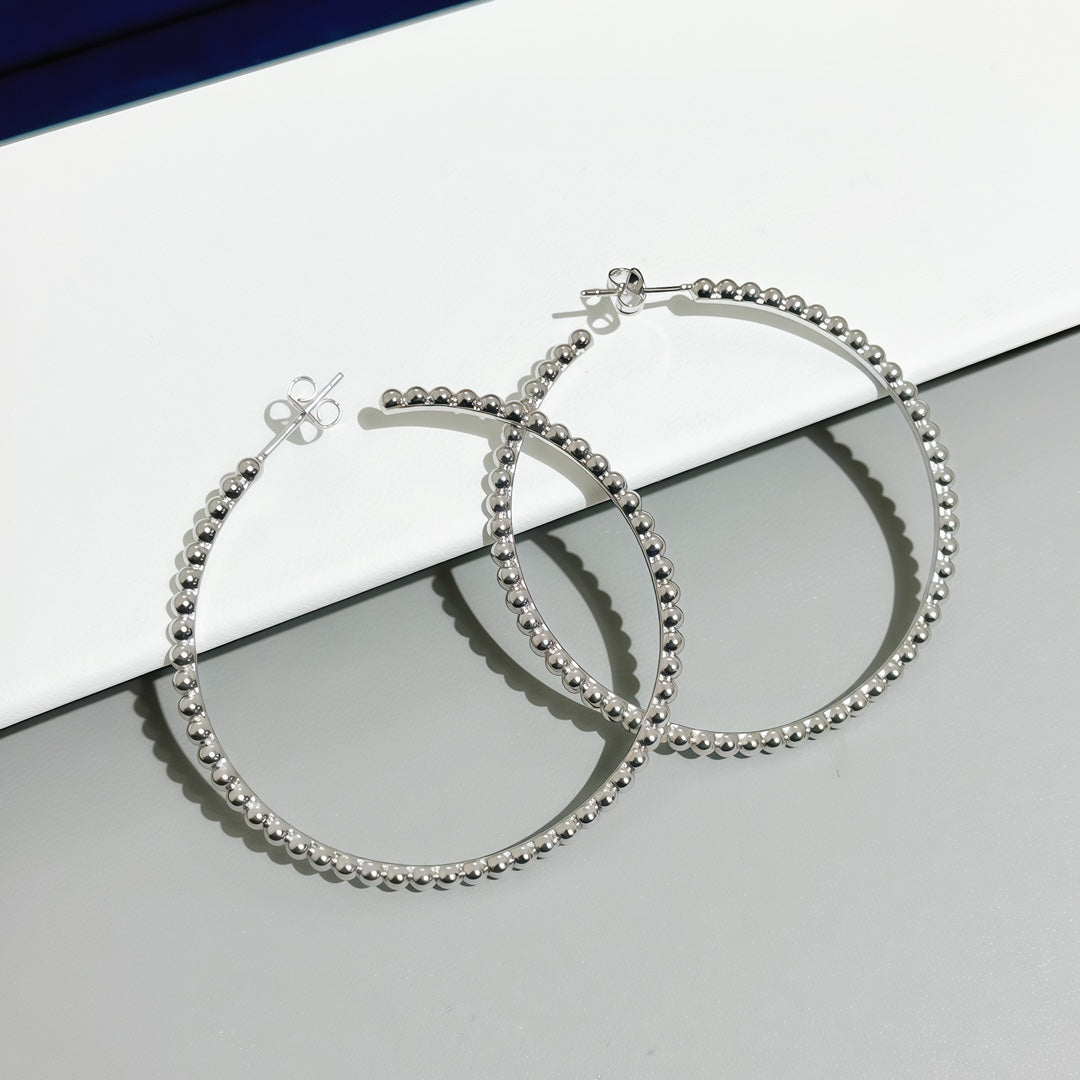 [Mysitc ]  SMOOTH BEAD STUD EARRINGS