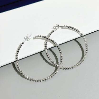 [Mysitc ]  SMOOTH BEAD STUD EARRINGS