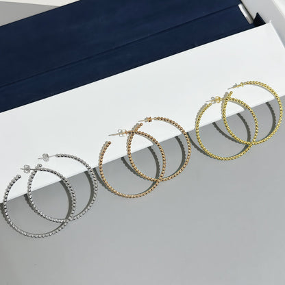 [Mysitc ]  SMOOTH BEAD STUD EARRINGS
