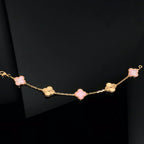 [Demi jewelry] CLOVER 5 MOTIFS  PINK MOP BRACELET COLLECTION-new