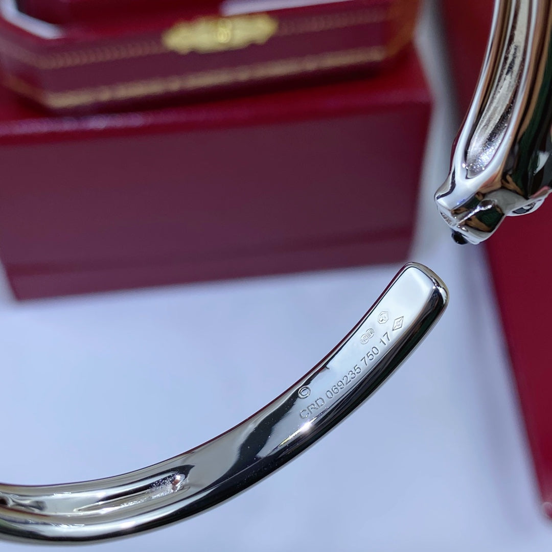 [Mystic]PANTHERE SILVER OPEN BRACELET